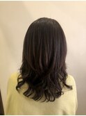 暗髪×段カット/20代30代40代50代