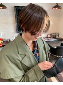 #フェイスフレーミング#ハイライト#ハンサムショート#外国人風