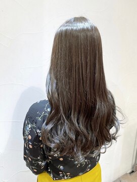 ネオリーブアオバ 高田馬場店(Neolive aoba) アディクシーカラーアッシュグレー仕上げた暗髪透明感カラー