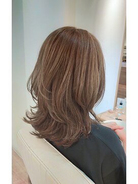 ネウィ 京橋(newi) 【uta*_girls】　satoko　ハイライト×マットグレー×クスミ感