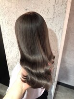 ロンド ストラーダ 心斎橋(Lond strada)&nbsp;くびれヘア×アプリコットオレンジ×美髪［髪質改善/縮毛矯正］