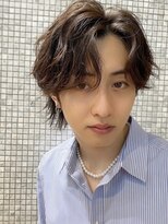 バイフィフス 原宿/表参道(by fifth)&nbsp;韓国風センターパートセンター分けマッシュウルフ