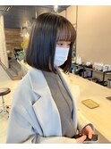 内巻きでも外ハネでも可愛いボブスタイル