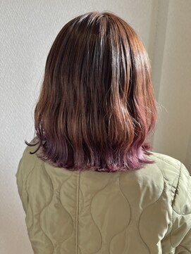 美容室 ルアル 市原市八幡宿店(Luar) ラベンダーピンクテール〇