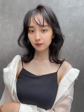 エル バイ アンキシム(elu by AHNKISM) 似合わせくびれレイヤーカット髪質改善イルミナカラー心斎橋