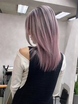 サニー 渋谷(SUNNY) バレイヤージュ、ピンクベージュ、ハイライト、ショコラアッシュ