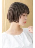 □ステップボーンカット黒髪前下がりボブ306志木20代30代40代