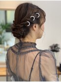 お呼ばれヘアー