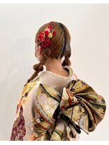 ヘアセット&メイク専門店 カスミ(Kasumi)&nbsp;ツイン編み下ろし