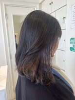 アブニールドール 大山台店&nbsp;【ブリーチあり】インナーカラー×ブルーバイオレット