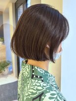 ミズチャーム(Ms.CHARM) ショートボブ/ストレート/ミルクティーブラウン