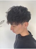 ツイスパミディアムヘア