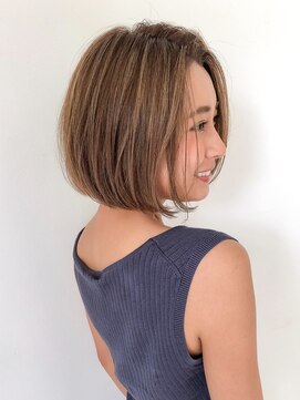 ロンド エスポワール 錦糸町(Lond espoir) 武井デザインカラーオリーブベージュウェットヘアレイヤカット