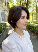 広尾　恵比寿　麻布　ショートヘア　ショートカット　大人ヘア