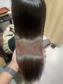 テラスヘア 新潟駅南(TERRACE hair)&nbsp;【髪質改善縮毛矯正】ドライだけでこの艶とやわらかさ！