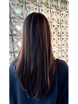 ワクヘアー(WaKu hair) ベージュ／ハイライト/韓国レイヤー