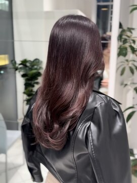 ザックギンザ(ZACC ginza) ピンクブラウン/ロングレイヤー/ブリーチなし/イメチェン