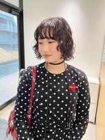 レイヤーカットウルフパーマウェーブくるくるパーマ