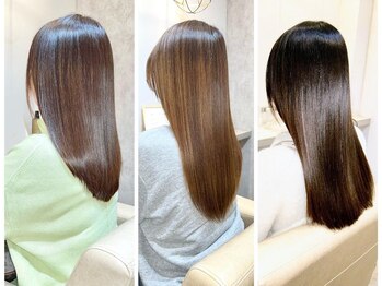 ブルーオーシャン 姫路飾磨店(BLUEOCEAN)の写真/【髪質改善専門サロン】家でも乾かすだけでキレイを再現。『人生が変わった』とファン多数の艶髪を。