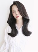 韓国風ワンホンヘア/フェイスレイヤー/くびれヘア/顔周りカット