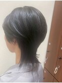 大人可愛いネオウルフ＊くびれミディアムレイヤー＊20代30代