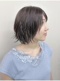 ＊ゆるふわパーマボブ外ハネボブ大人ボブ顎ラインボブ内巻きボブ