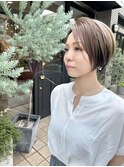 前髪長めショートショート