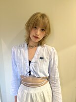 カンナ オーガニック ヘアデザイン(CANNA ORGANIC & HAIR DESIGN)&nbsp;透け感ベージュ×ハッシュカット