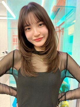 ヘアーサロン リアン 鴻巣店(hair salon Rien) 韓国ヘアxレイヤーカットx前髪あり20代3 0代40代 s05