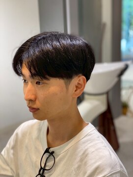 アース 常盤平店(HAIR & MAKE EARTH) マッシュショート×センターパート