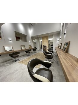 【宇都宮/駐車場あり】広々とした清潔感のある店内で癒しのサロンtimeを♪あなたに長く寄り添えるサロンに*