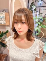 ロンドリゼル 札幌(Lond RiseL) オリーブグレー/前髪/ボブ/マロンベージュ/レイヤーカット/小顔