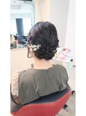 結婚式お呼ばれヘアセット