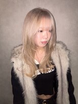 アルレン(Allen)&nbsp;ホワイトミルクティー/顔周りレイヤー「宇都宮/ブリーチ」