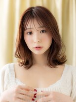 カバーヘア イヴ 戸頭店(COVER HAIR EVE)&nbsp;ココアブラウン/韓国巻き/くびれヘア/ミディアムレイヤーe