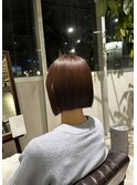 ぱつっとボブ