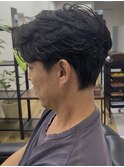 MEN’S HAIR/波巻ツイストスパイラル/フェザーパーマ/錦糸町