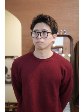 エディ(Edy) メンズパーマスパイキーショートツイストピンパーマ眉毛カット