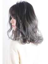アトリエワイズ(atelier wise) パーマ+グレー系カラー