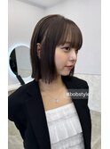 @sand._ayaka パツっとボブ