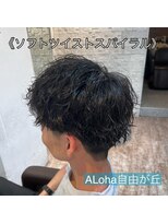 アロハ(ALoha)&nbsp;《　ソフトツイスト　》メンズパーマ！