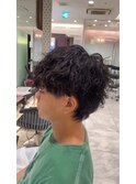 縦落ちツイストスパイラルパーマメンズパーマ波巻きツイスパ