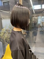 クラム(clam.)&nbsp;【clam./窪田】大人可愛いミニボブ/切りっぱなしボブ/髪質改善