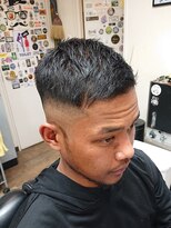 床屋のよこがわ&nbsp;スキンフェードショートスタイル