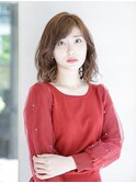 黒髪/ボブルフ/ネビージュ/小顔/ワンレン/銀座