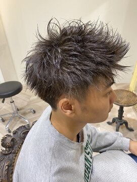 エルオム(EL.HOMME) 【YUKI】アップバング×ショート×刈り上げ