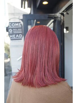 カムジーヘッドカミノウラ(COMEGHEAD KAMINOURA) 色落ちも可愛いピンクベージュ