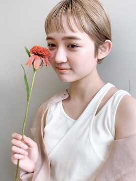 エマエコル(Emma ecole) Emma  ecole オン眉ぱっつん前髪×こなれショートボブ /名古屋栄