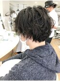 MEN'S HAIR  センターパート　サイドパート　韓国マッシュ