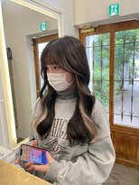 ログ オモテサンドウ(L.O.G OMOTESANDO)&nbsp;『インナーカラーエクステ』自然な仕上がり 10代20代 表参道